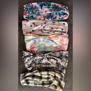 Colorful Patterned Headbands Set